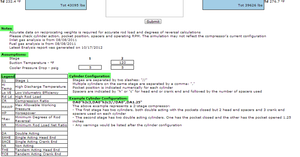 114 Recip Simulate Notes and Assumptions