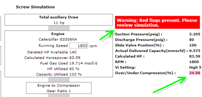 114 Screw Simulate Warnings